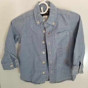 OSHKOSH Boy's blue oxford shirt 3T π